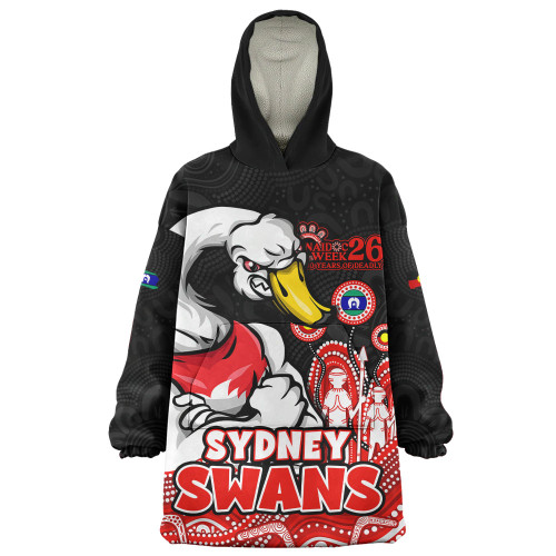 Sydney Swans Snug Hoodie Naidoc Week Aboriginal Spirit Power Through Generations