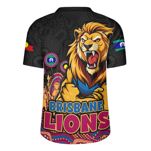 Brisbane Lions Rugby Jersey Naidoc Week Aboriginal Spirit Power Through Generations