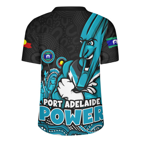 Port Adelaide Rugby Jersey Naidoc Week Aboriginal Spirit Power Through Generations
