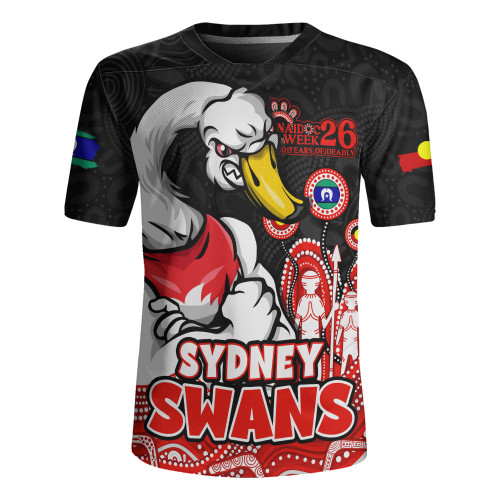 Sydney Swans Rugby Jersey Naidoc Week Aboriginal Spirit Power Through Generations