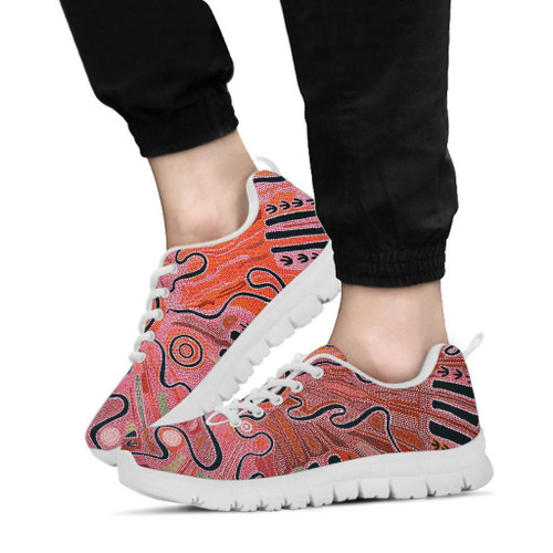 Australia Aboriginal Sneaker - Indigenous Footprint Landscape Australia Aboriginal Sneaker - Indigenous Footprint Landscape