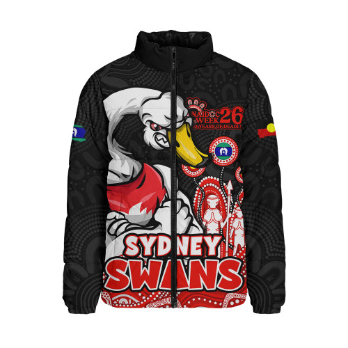 Sydney Swans Padded Jacket Naidoc Week Aboriginal Spirit Power Through Generations