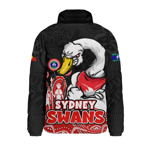 Sydney Swans Padded Jacket Naidoc Week Aboriginal Spirit Power Through Generations
