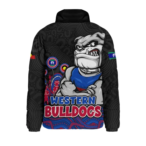 Western Bulldogs Padded Jacket Naidoc Week Aboriginal Spirit Power Through Generations