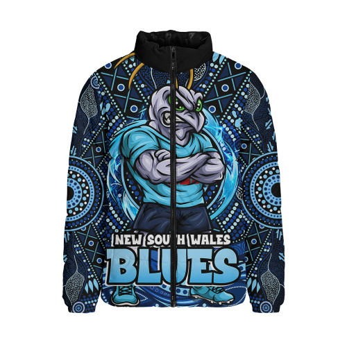 New South Wales Blues Padded Jacket State Warrior Spirit Power Rise
