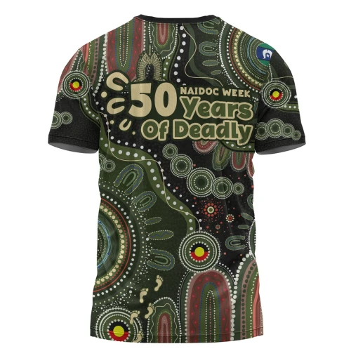 Indigenous Australian Aboriginal T-Shirt NAIDOC Week Sacred Aboriginal Tracks Of Country Spirit