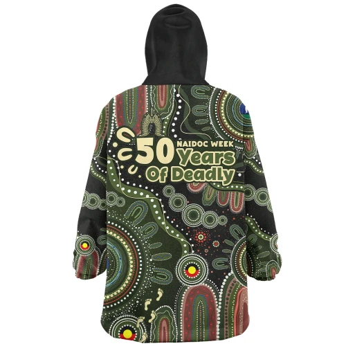Indigenous Australian Aboriginal Snug Hoodie NAIDOC Week Sacred Aboriginal Tracks Of Country Spirit