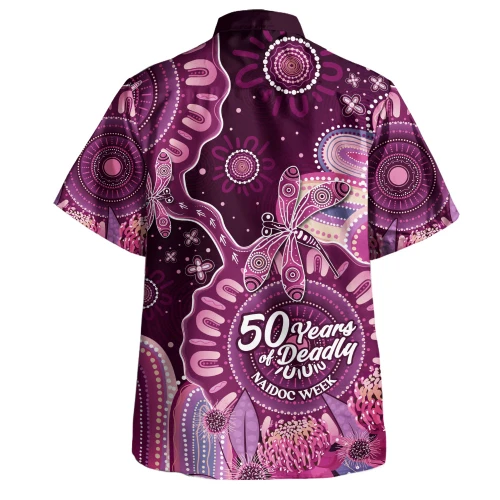 Indigenous Australian Aboriginal Hawaiian Shirt NAIDOC Week Aboriginal Dreaming Trails Of Country