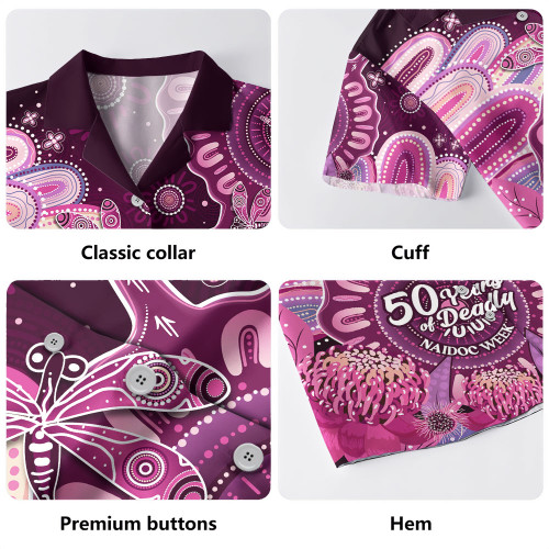 Indigenous Australian Aboriginal Hawaiian Shirt NAIDOC Week Aboriginal Dreaming Trails Of Country