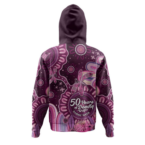 Indigenous Australian Aboriginal Hoodie NAIDOC Week Aboriginal Dreaming Trails Of Country