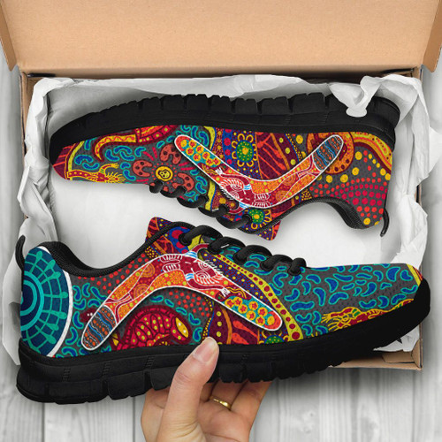 Australia Aboriginal Sneaker - Indigenous Boomerang Australia Aboriginal Sneaker - Indigenous Boomerang