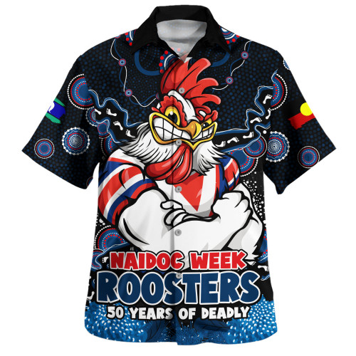 Sydney Roosters Hawaiian Shirt NAIDOC Week Aboriginal Power Journey Of Spirit Paths