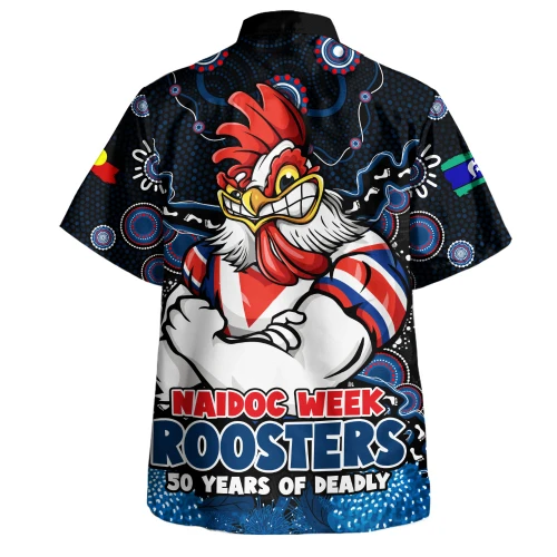 Sydney Roosters Hawaiian Shirt NAIDOC Week Aboriginal Power Journey Of Spirit Paths