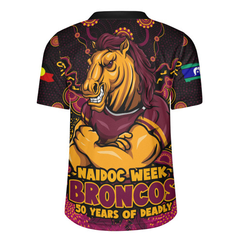 Brisbane Broncos Rugby Jersey NAIDOC Week Aboriginal Power Journey Of Spirit Paths
