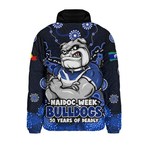 Canterbury-Bankstown Bulldogs Padded Jacket NAIDOC Week Aboriginal Power Journey Of Spirit Paths