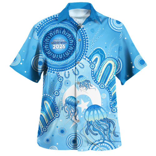 Indigenous Australian Aboriginal Hawaiian Shirt Aboriginal Ocean Dreaming Tracks For NAIDOC Week Pride