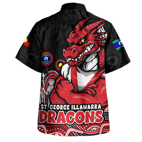 St. George Illawarra Dragons Hawaiian Shirt NAIDOC Week Strength Of Sacred Spirit