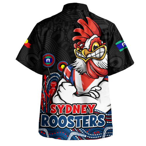 Sydney Roosters Hawaiian Shirt NAIDOC Week Strength Of Sacred Spirit