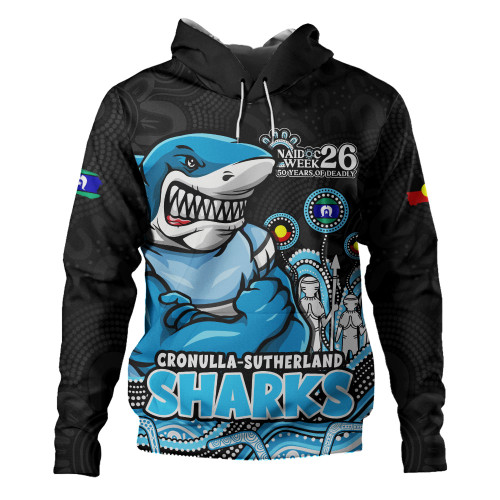 Cronulla-Sutherland Sharks Hoodie NAIDOC Week Strength Of Sacred Spirit