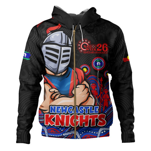 Newcastle Knights Hoodie NAIDOC Week Strength Of Sacred Spirit