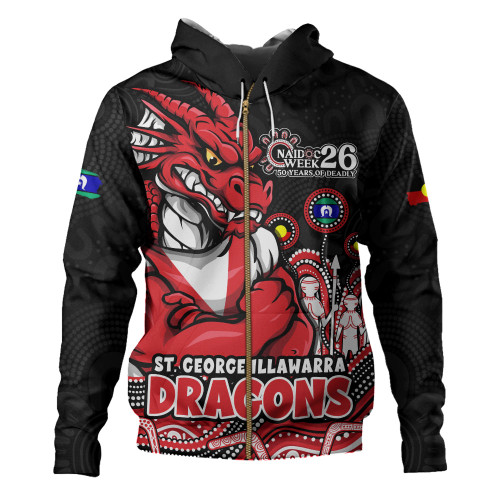 St. George Illawarra Dragons Hoodie NAIDOC Week Strength Of Sacred Spirit