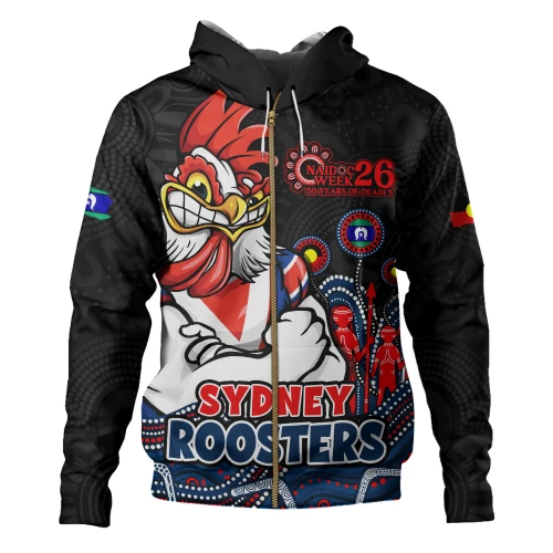 Sydney Roosters Hoodie NAIDOC Week Strength Of Sacred Spirit