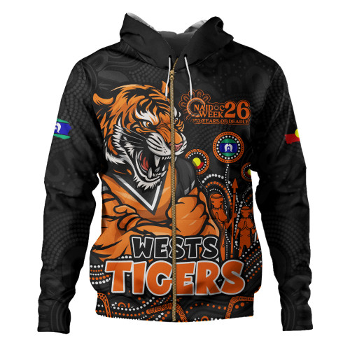 Wests Tigers Hoodie NAIDOC Week Strength Of Sacred Spirit