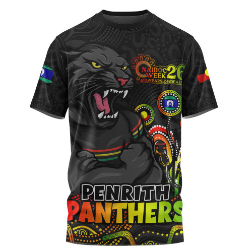 Penrith Panthers T-Shirt NAIDOC Week Strength Of Sacred Spirit