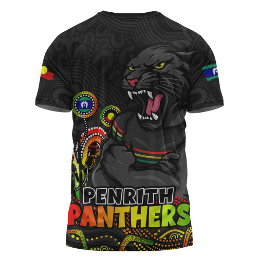 Penrith Panthers T-Shirt NAIDOC Week Strength Of Sacred Spirit