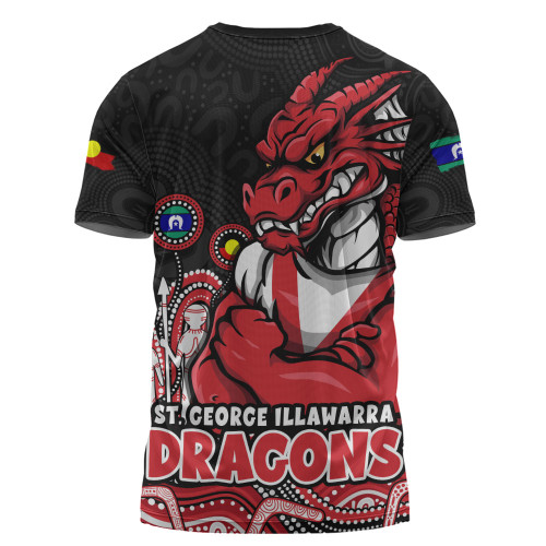 St. George Illawarra Dragons T-Shirt NAIDOC Week Strength Of Sacred Spirit
