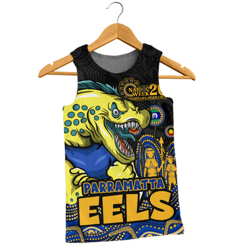Parramatta Eels Men Singlet NAIDOC Week Strength Of Sacred Spirit