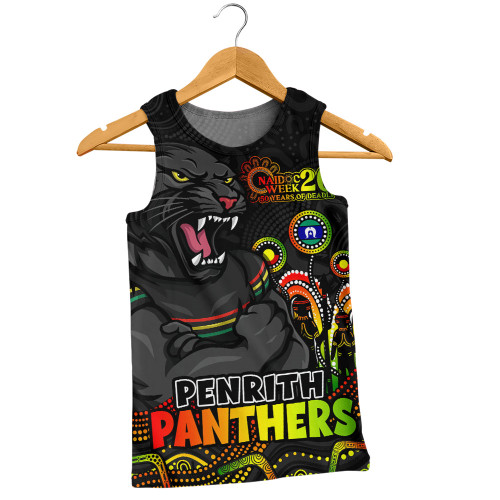 Penrith Panthers Men Singlet NAIDOC Week Strength Of Sacred Spirit
