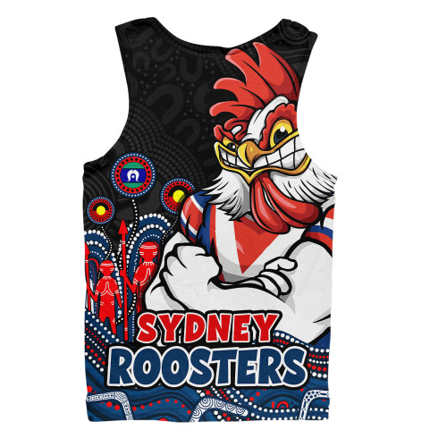 Sydney Roosters Men Singlet NAIDOC Week Strength Of Sacred Spirit