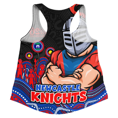 Newcastle Knights Women Racerback Singlet NAIDOC Week Strength Of Sacred Spirit