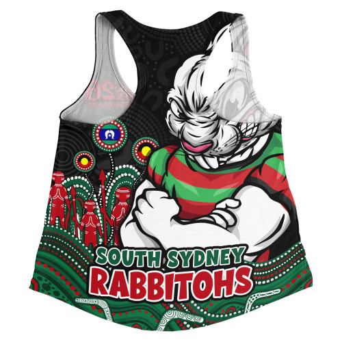 South Sydney Rabbitohs Women Racerback Singlet NAIDOC Week Strength Of Sacred Spirit
