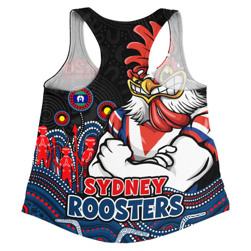 Sydney Roosters Women Racerback Singlet NAIDOC Week Strength Of Sacred Spirit