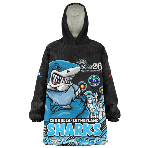 Cronulla-Sutherland Sharks Snug Hoodie NAIDOC Week Strength Of Sacred Spirit