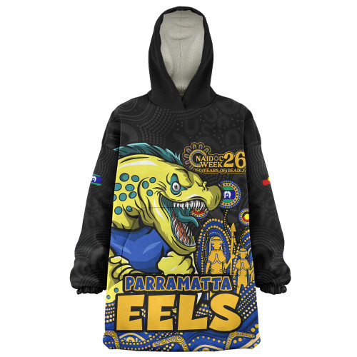 Parramatta Eels Snug Hoodie NAIDOC Week Strength Of Sacred Spirit