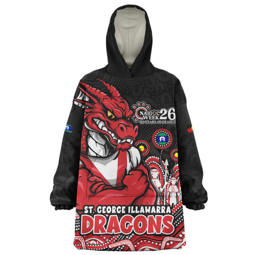 St. George Illawarra Dragons Snug Hoodie NAIDOC Week Strength Of Sacred Spirit