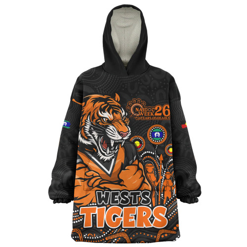 Wests Tigers Snug Hoodie NAIDOC Week Strength Of Sacred Spirit