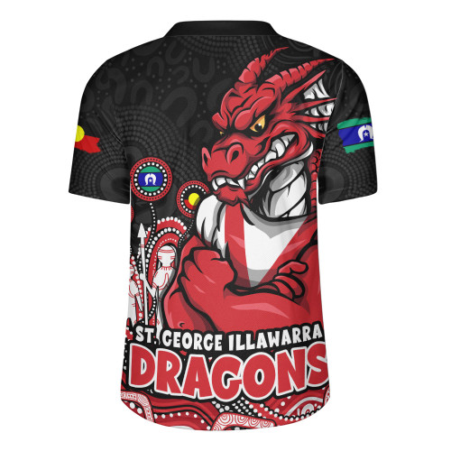 St. George Illawarra Dragons Rugby Jersey NAIDOC Week Strength Of Sacred Spirit