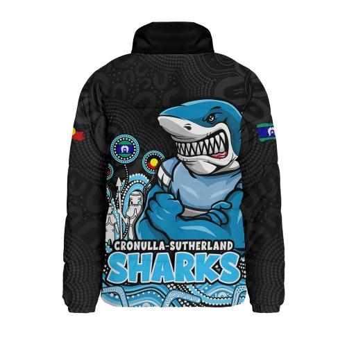 Cronulla-Sutherland Sharks Padded Jacket NAIDOC Week Strength Of Sacred Spirit