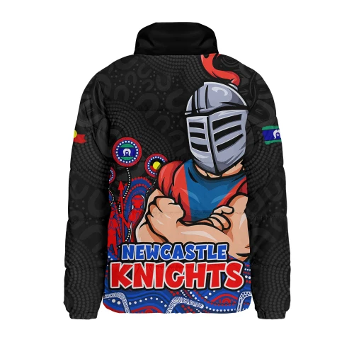 Newcastle Knights Padded Jacket NAIDOC Week Strength Of Sacred Spirit