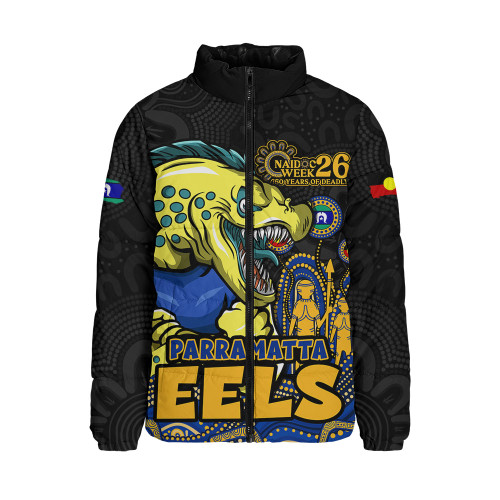 Parramatta Eels Padded Jacket NAIDOC Week Strength Of Sacred Spirit