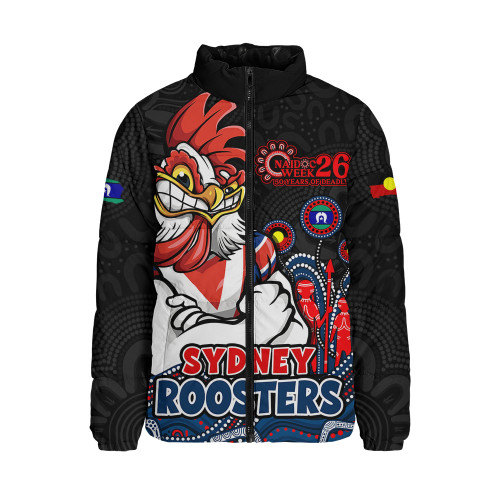 Sydney Roosters Padded Jacket NAIDOC Week Strength Of Sacred Spirit