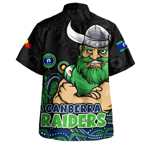 Canberra Raiders Hawaiian Shirt NAIDOC Week Strength Of Sacred Spirit