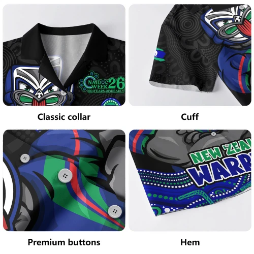New Zealand Warriors Hawaiian Shirt NAIDOC Week Strength Of Sacred Spirit