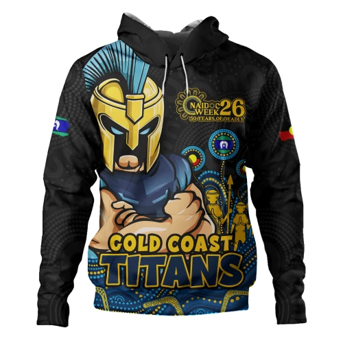 Gold Coast Titans Hoodie NAIDOC Week Strength Of Sacred Spirit