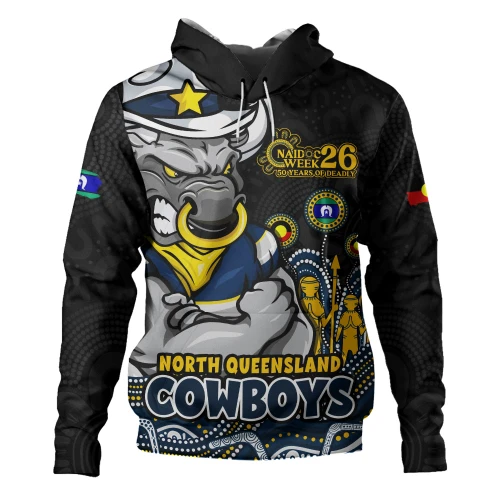 North Queensland Cowboys Hoodie NAIDOC Week Strength Of Sacred Spirit