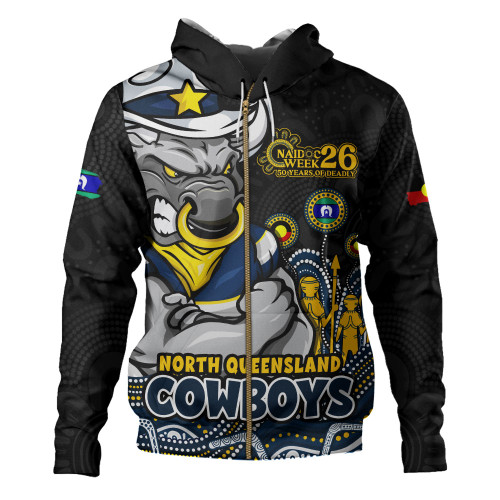 North Queensland Cowboys Hoodie NAIDOC Week Strength Of Sacred Spirit